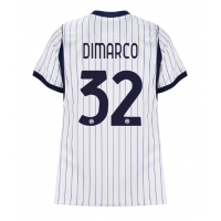 Camiseta Inter Milan Federico Dimarco #32 Segunda Equipación Replica 2026-27 para mujer mangas cortas
